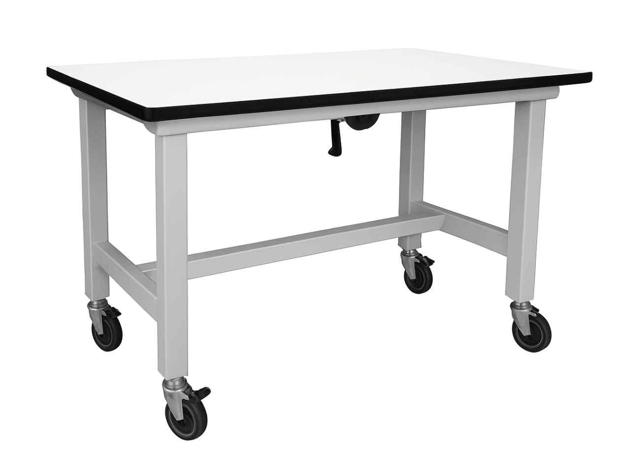 シーダブルデーCWD／ハンドル昇降作業台、高さ調整作業台、昇降作業台